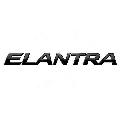 Elantra 2011-2015 Siyah Bagaj Yazısı Hyundai Uyumlu