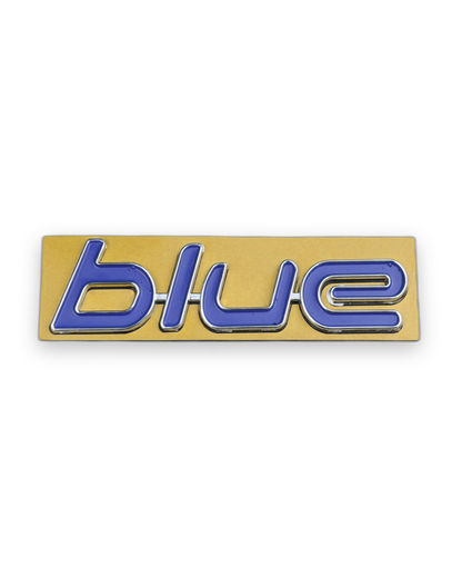 BLUE Büyük Krom Mavi Bagaj Yazısı Hyundai Uyumlu