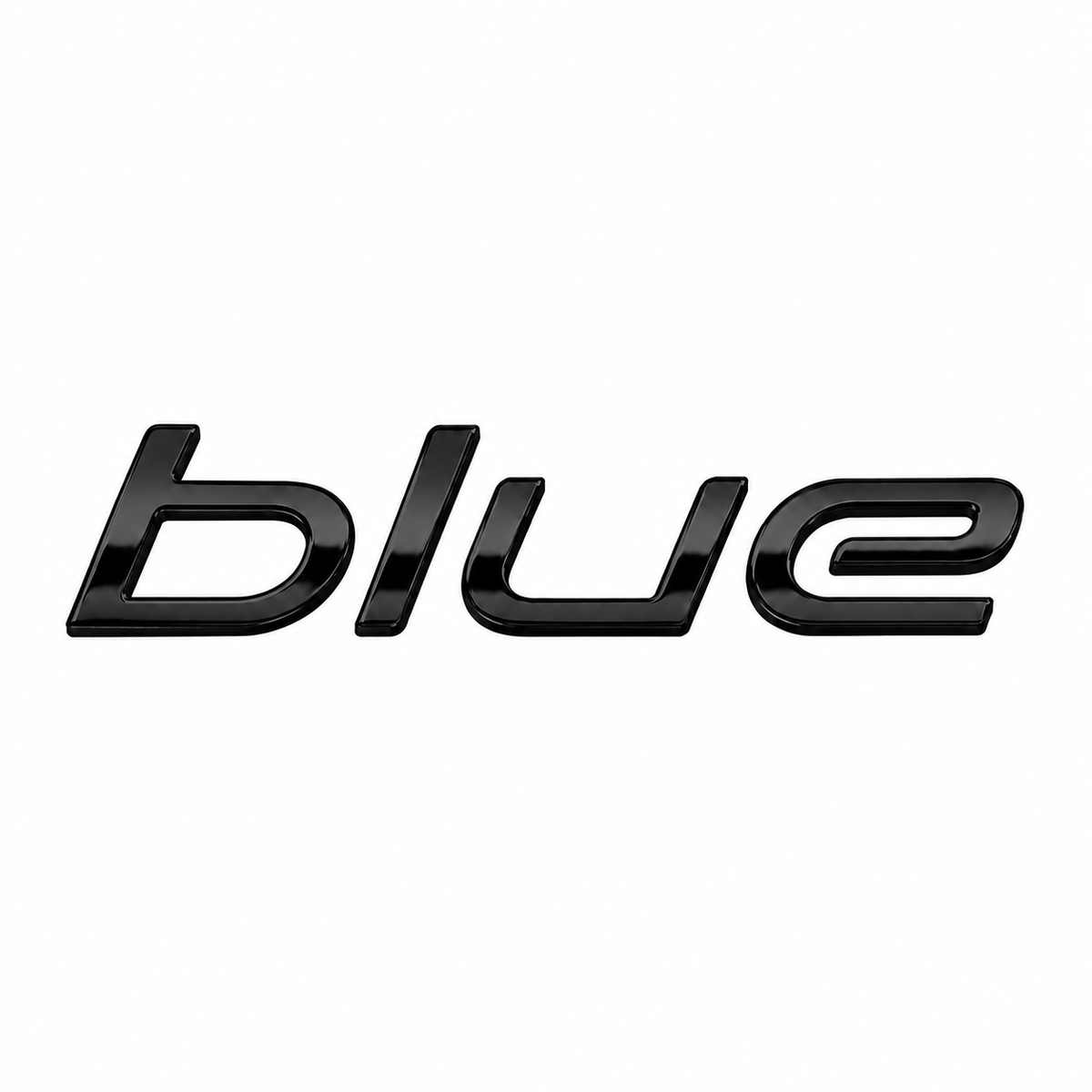 BLUE Büyük Krom Mavi Bagaj Yazısı Hyundai Uyumlu