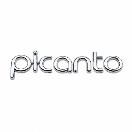 Picanto 2004-2011 Krom Bagaj Yazısı Kia Uyumlu