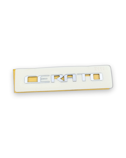 Cerato 2023-2025 Krom Bagaj Yazısı Kia Uyumlu