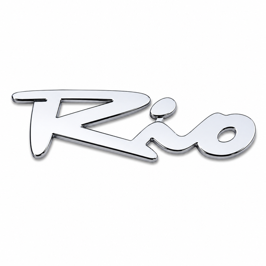 Rio Orta kasa, 2000-2005 Krom Bagaj Yazısı Kia Uyumlu