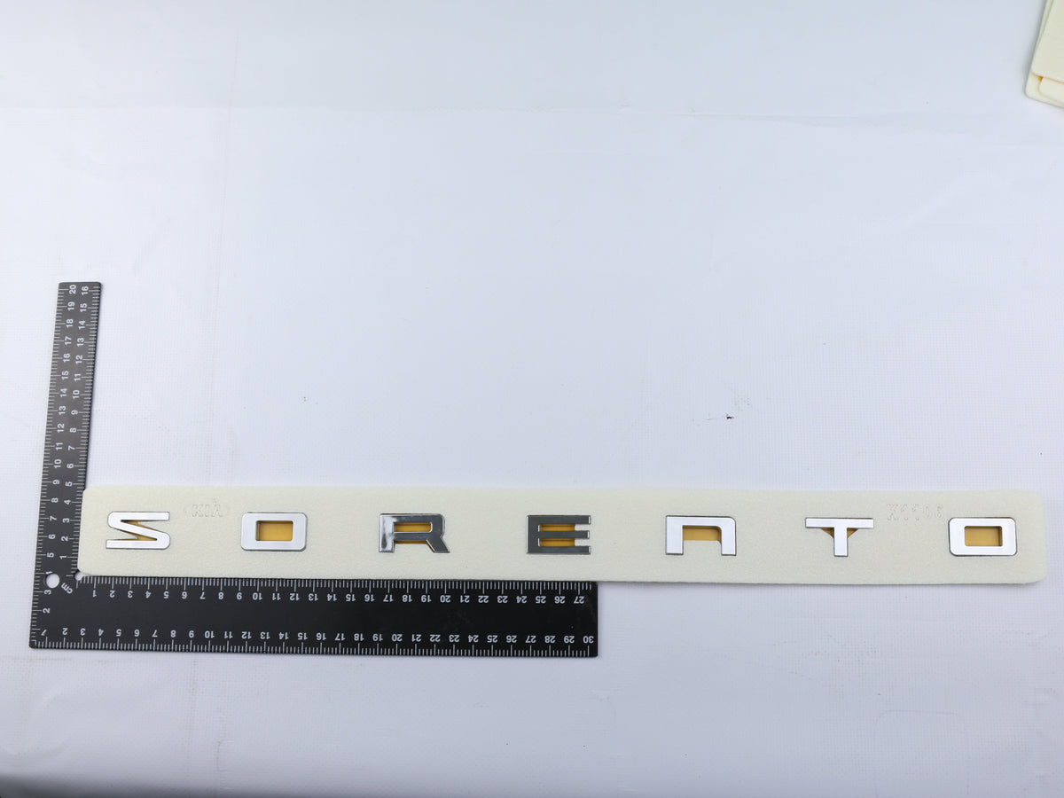 Sorento 2*48 cm uzun Krom Bagaj Yazısı Kia Uyumlu