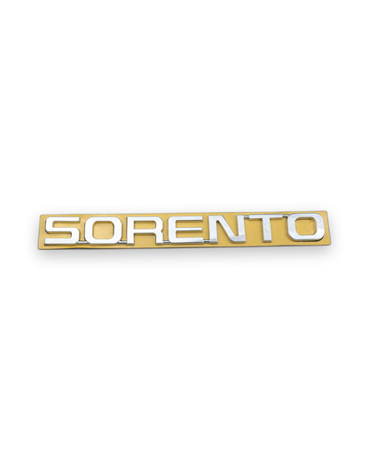Sorento 2011-2013 Krom Bagaj Yazısı Kia Uyumlu