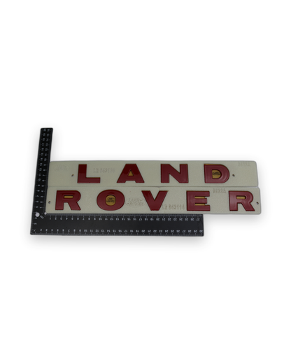 Land Rover Kırmızı Bagaj Yazısı Land-Range Uyumlu