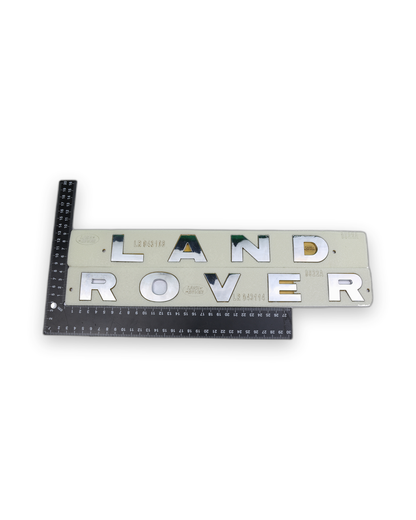 Land Rover Krom renk, 720x35 ölçü Krom Bagaj Yazısı Land-Range Uyumlu