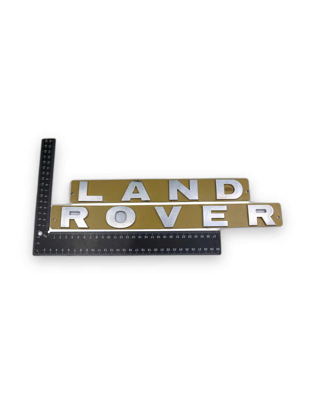 Land Rover Krom renk, 720x35 ölçü Krom Bagaj Yazısı Land-Range Uyumlu