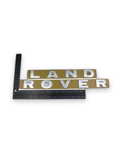 Land Rover Krom renk, 720x35 ölçü Krom Bagaj Yazısı Land-Range Uyumlu