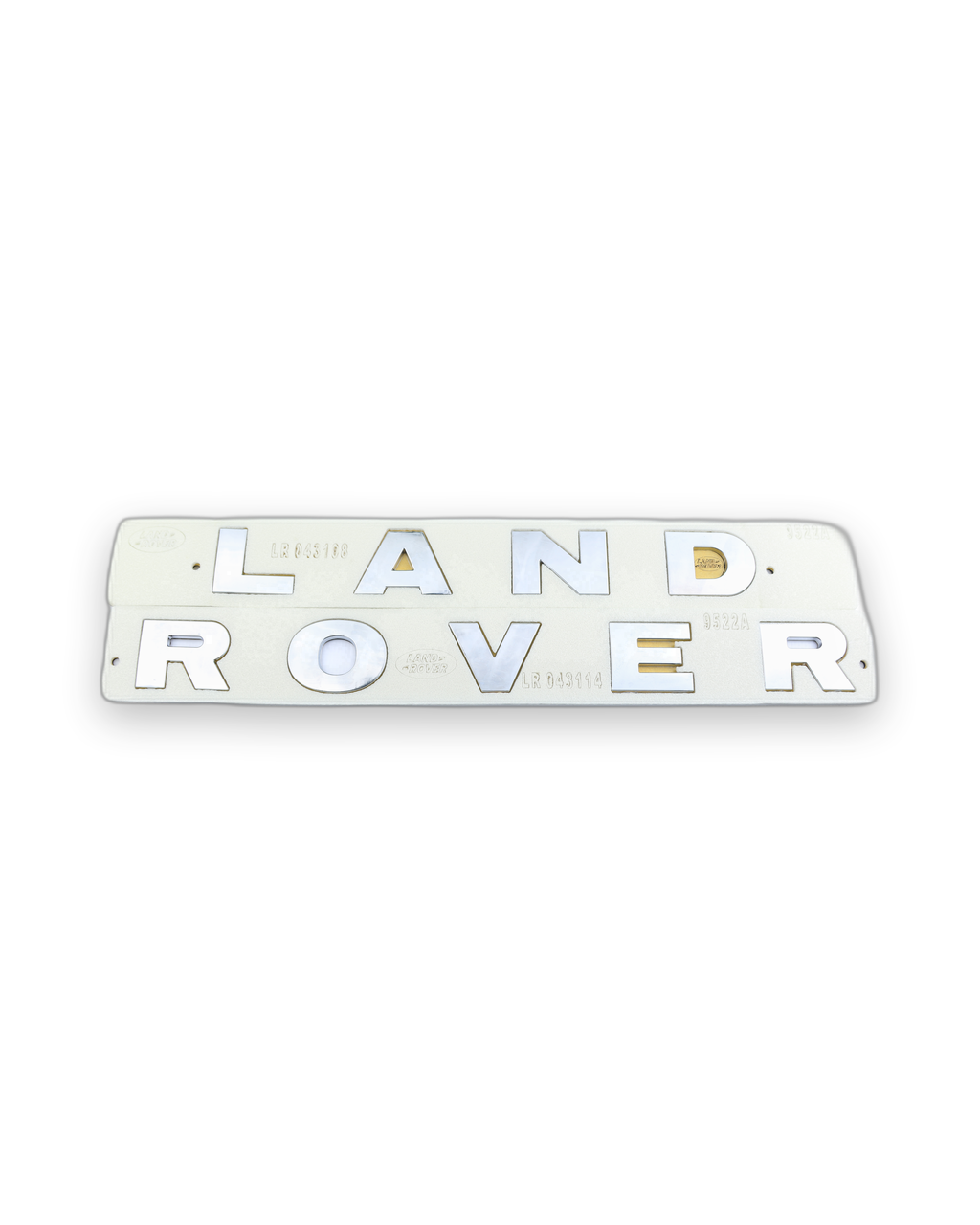 Land Rover Krom renk, 720x35 ölçü Krom Bagaj Yazısı Land-Range Uyumlu