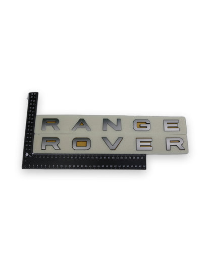 Range Rover Gri Bagaj Yazısı Land-Range Uyumlu