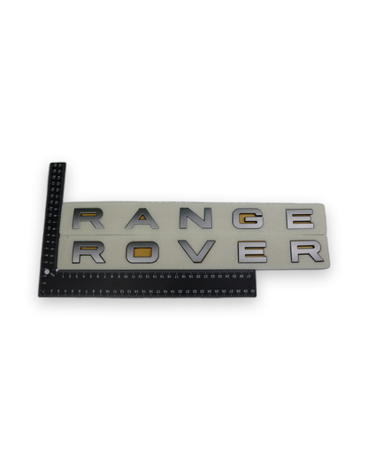 Range Rover Gri Bagaj Yazısı Land-Range Uyumlu