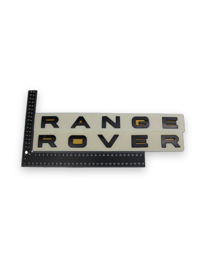 Range Rover Siyah Bagaj Yazısı Land-Range Uyumlu