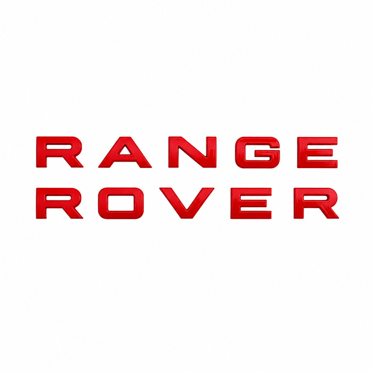 Range Rover Kırmızı Bagaj Yazısı Land-Range Uyumlu