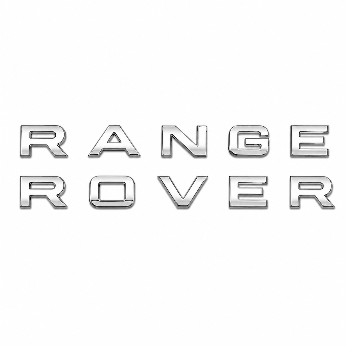 Range Rover Krom Bagaj Yazısı Land-Range Uyumlu