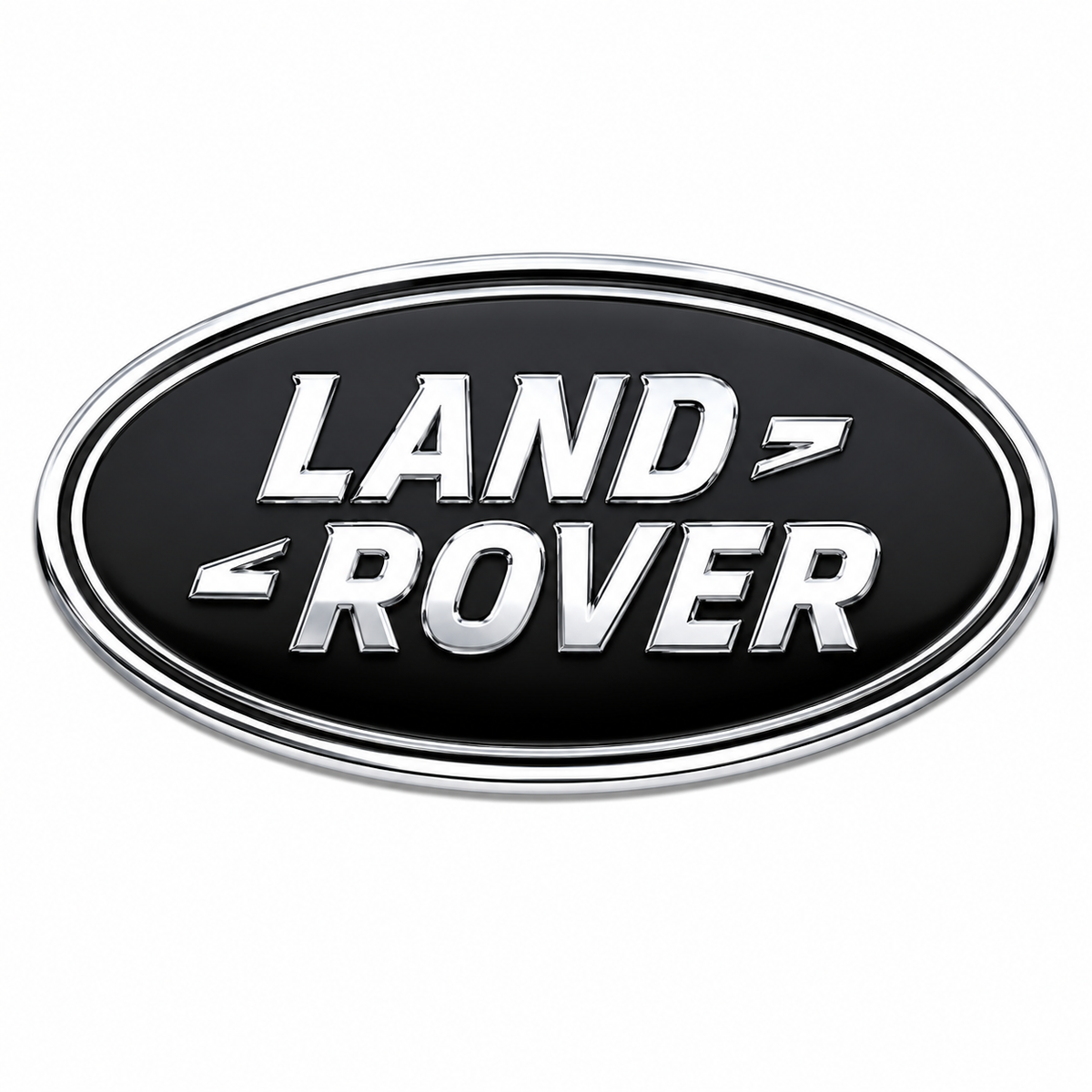 Land Rover Krom Siyah Araç Arması Land-Range Uyumlu