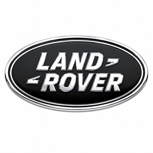 Land Rover Krom Siyah Araç Arması Land-Range Uyumlu