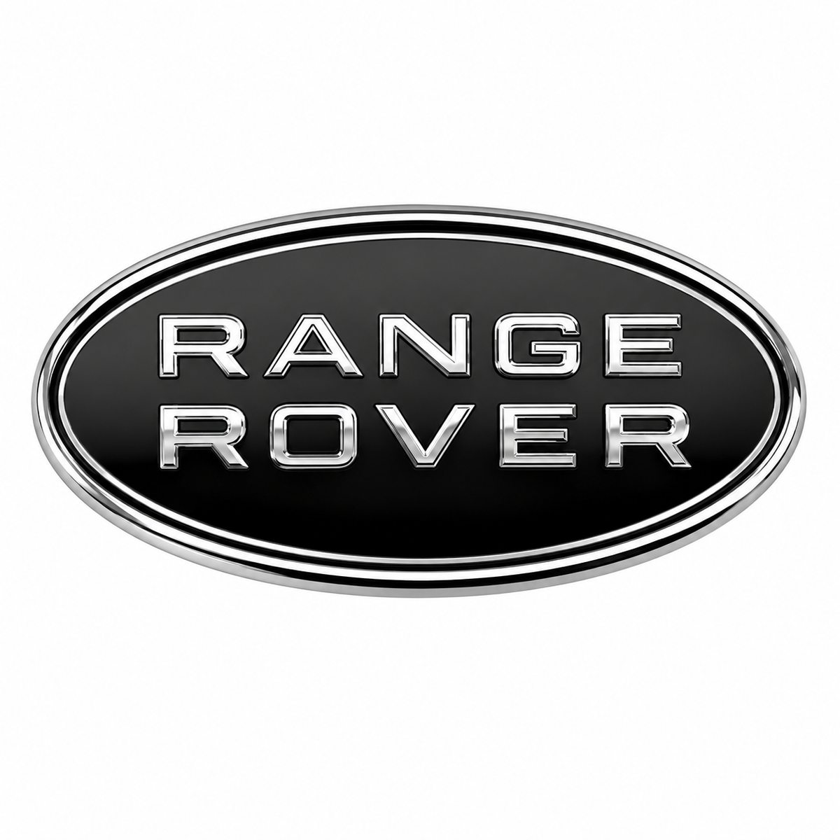 RANGE ROVER Krom Siyah Araç Arması Land-Range Uyumlu
