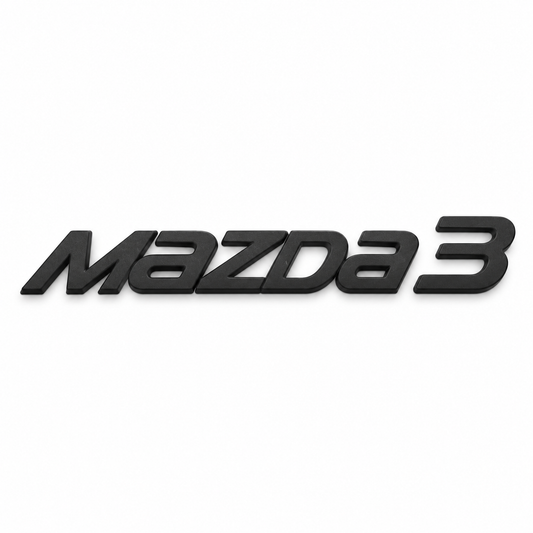 Mazda 3 Siyah Bagaj Yazısı Mazda Uyumlu