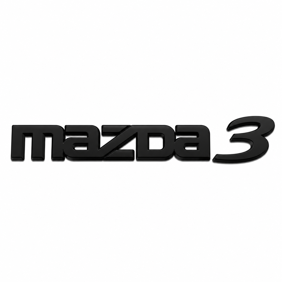 Mazda 3 Siyah Bagaj Yazısı Mazda Uyumlu