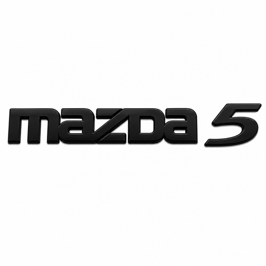 Mazda 5 Siyah Bagaj Yazısı Mazda Uyumlu