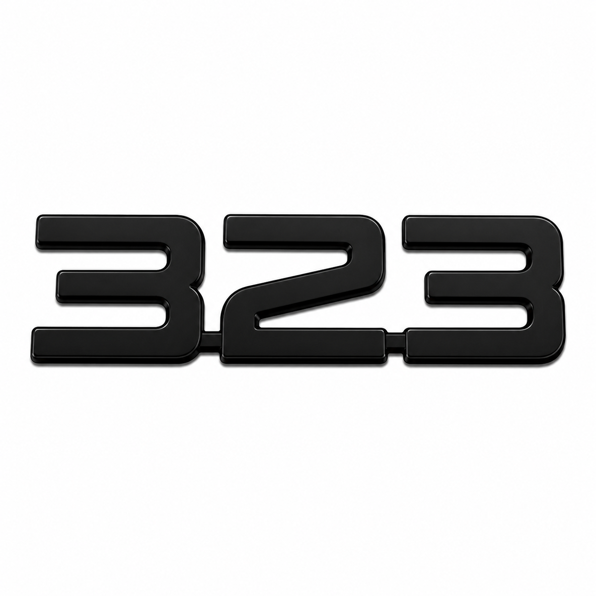323 Siyah Bagaj Yazısı Mazda Uyumlu