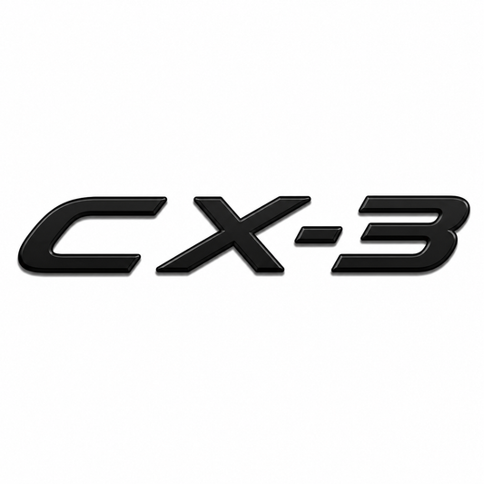 CX-3 Y.M. Siyah Bagaj Yazısı Mazda Uyumlu