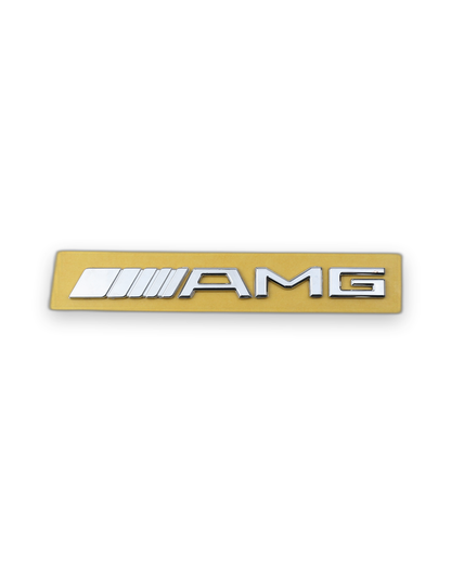 AMG Ölçü: 205x21 Krom Bagaj Yazısı Mercedes-Benz Uyumlu