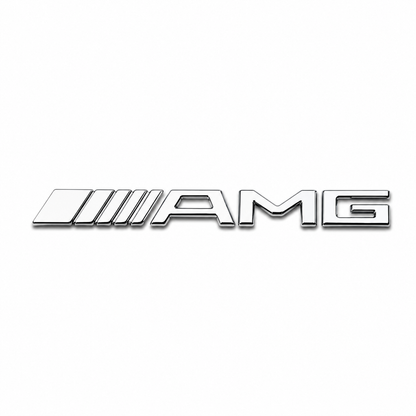 AMG Ölçü: 205x21 Krom Bagaj Yazısı Mercedes-Benz Uyumlu