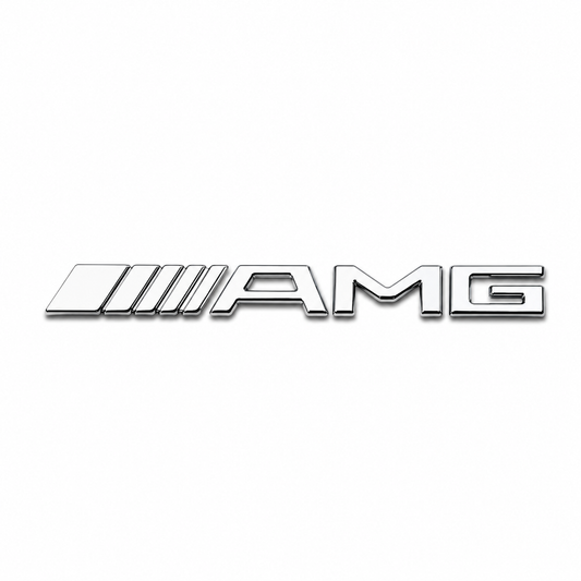 AMG Ölçü: 205x21 Krom Bagaj Yazısı Mercedes-Benz Uyumlu
