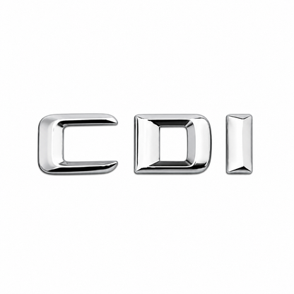 CDI Krom Bagaj Yazısı Mercedes-Benz Uyumlu