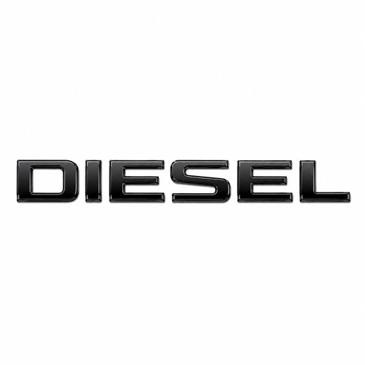 DIESEL Siyah Bagaj Yazısı Mercedes-Benz Uyumlu