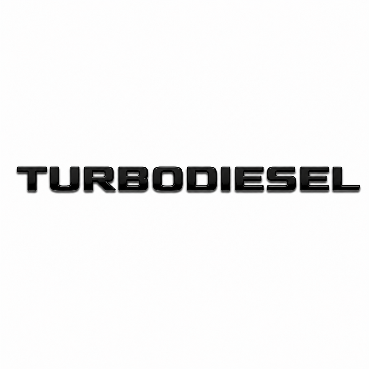 Turbo Diesel Siyah Bagaj Yazısı Mercedes-Benz Uyumlu