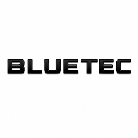 Bluetec Siyah Bagaj Yazısı Mercedes-Benz Uyumlu