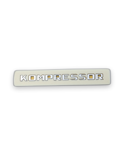 Kompressor Krom Bagaj Yazısı Mercedes-Benz Uyumlu