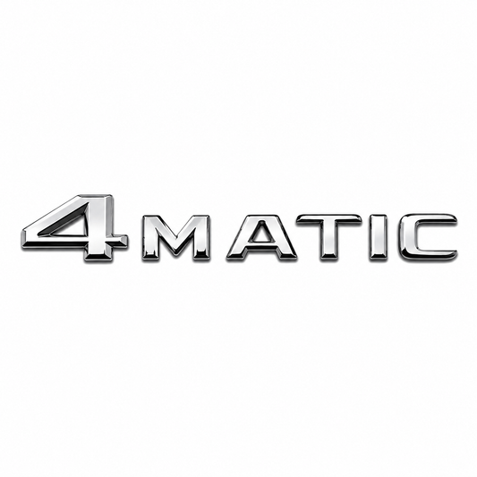 4MATIC Krom Bagaj Yazısı Mercedes-Benz Uyumlu