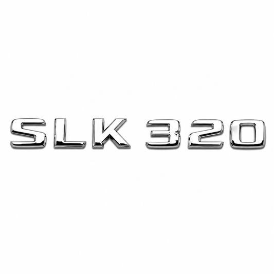 SLK 320 Krom Bagaj Yazısı Mercedes-Benz Uyumlu