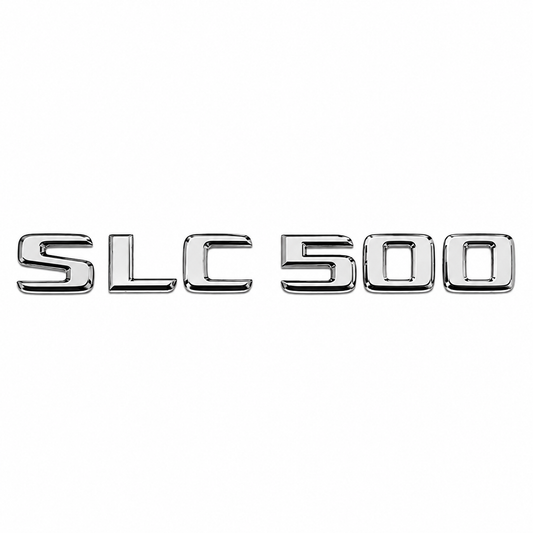 SLC 500 Krom Bagaj Yazısı Mercedes-Benz Uyumlu