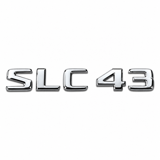SLC 43 Krom Bagaj Yazısı Mercedes-Benz Uyumlu