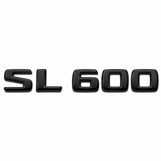 SL 600 Siyah Bagaj Yazısı Mercedes-Benz Uyumlu