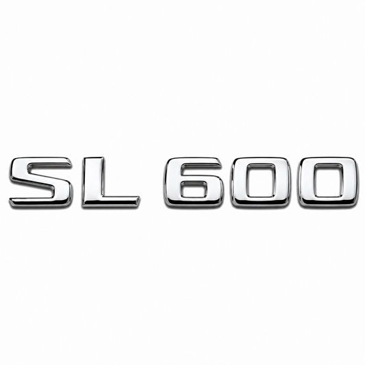 SL 600 Krom Bagaj Yazısı Mercedes-Benz Uyumlu