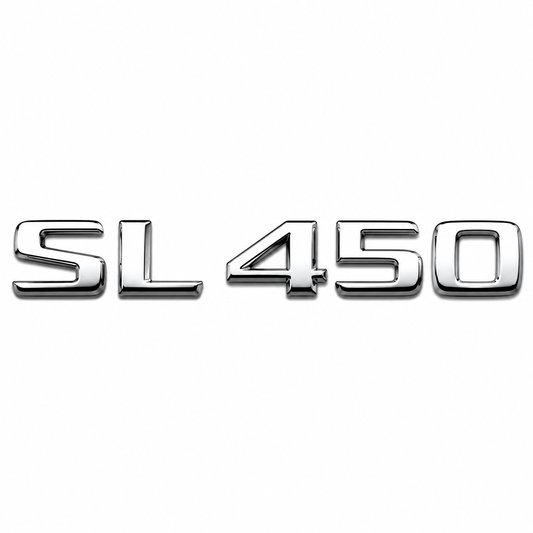 SL 450 Krom Bagaj Yazısı Mercedes-Benz Uyumlu
