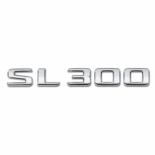 SL 300 Krom Bagaj Yazısı Mercedes-Benz Uyumlu