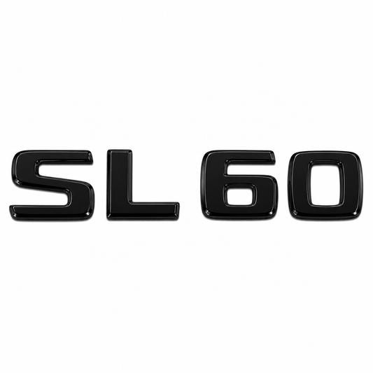 SL 60 Siyah Bagaj Yazısı Mercedes-Benz Uyumlu