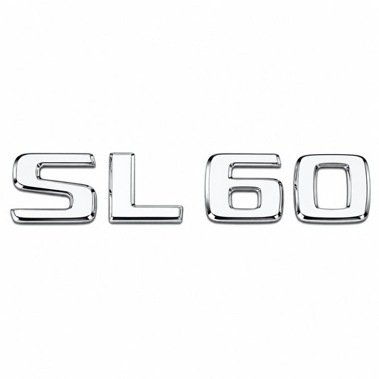 SL 60 Krom Bagaj Yazısı Mercedes-Benz Uyumlu
