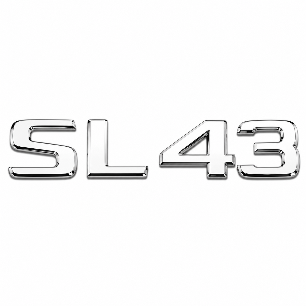 SL 43 Krom Bagaj Yazısı Mercedes-Benz Uyumlu