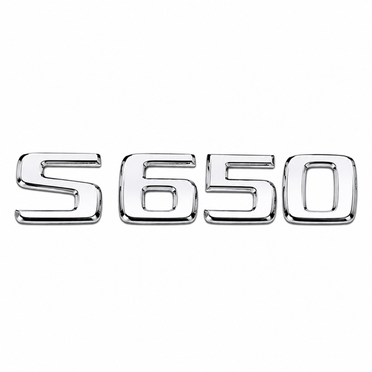 S 650 Krom Bagaj Yazısı Mercedes-Benz Uyumlu