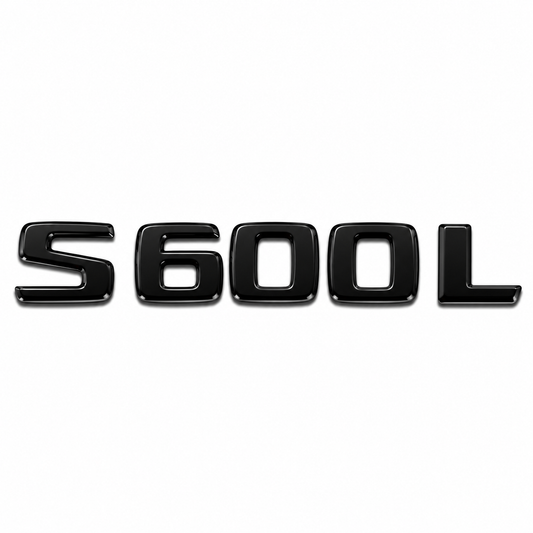 S 600L Siyah Bagaj Yazısı Mercedes-Benz Uyumlu