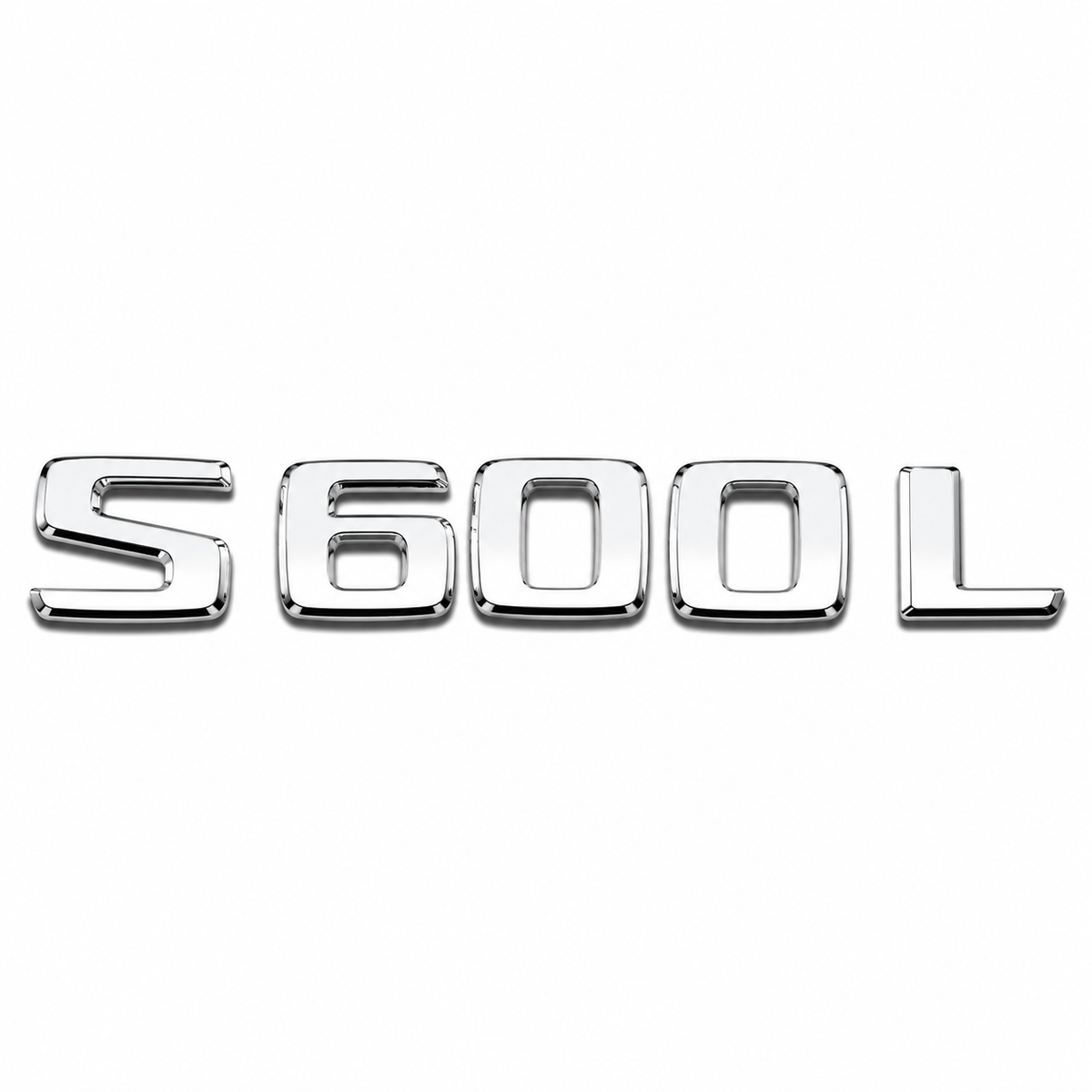 S 600L Krom Bagaj Yazısı Mercedes-Benz Uyumlu