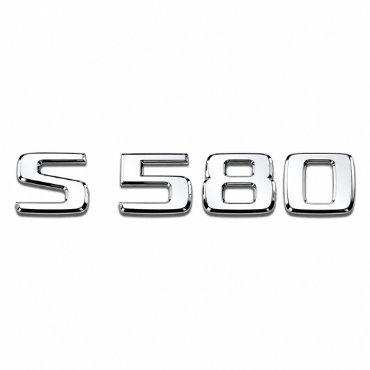 S 580 Krom Bagaj Yazısı Mercedes-Benz Uyumlu