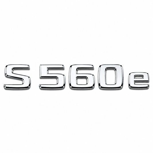 S 560 e Krom Bagaj Yazısı Mercedes-Benz Uyumlu